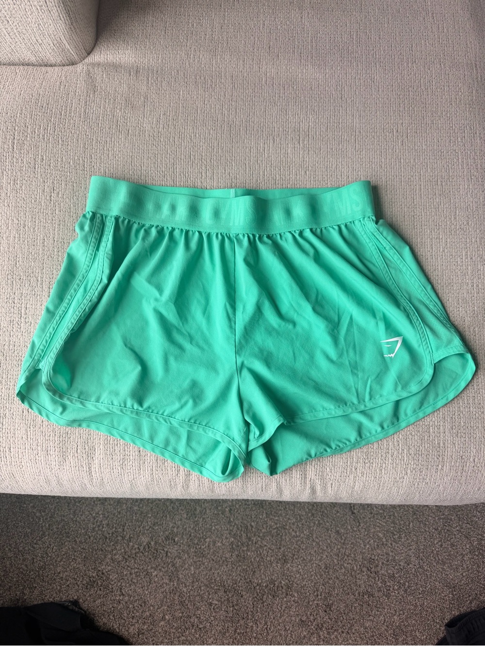 Gymshark Women's Mint Teal Running Shorts